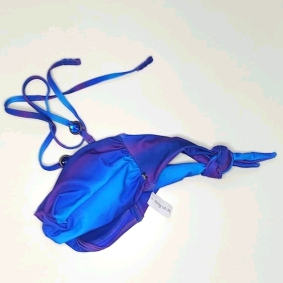 La Vie En Rose Twisted Bandeau Bikini Top NWT - Picture 3 of 5